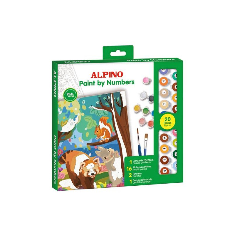 (PN000110) ALPINO PINTURA ACRÍLICA PINTA POR NÚMEROS FOREST