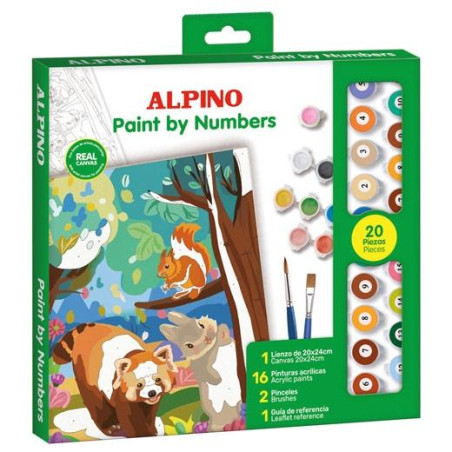 (PN000110) ALPINO PINTURA ACRÍLICA PINTA POR NÚMEROS FOREST