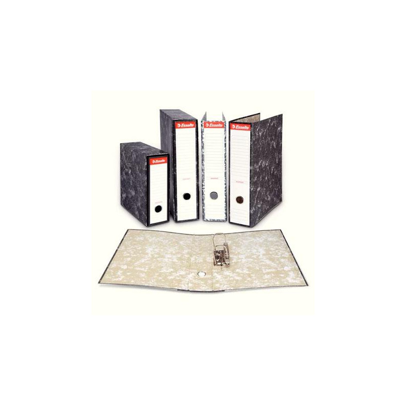 (46959) ESSELTE ARCHIVADOR PALANCA FOLIO LOMO ANCHO CARTÓN JASPEADO