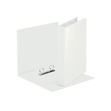 (49737) ESSELTE CARPETA CANGURO BÁSICA PERSONALIZABLE 2 ANILLAS MIXTAS 25MM A4 PP BLANCO