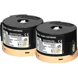 (C13S050710) EPSON ACULASER AL-M200DN/M200DW TONER NEGRO (PACK 2)