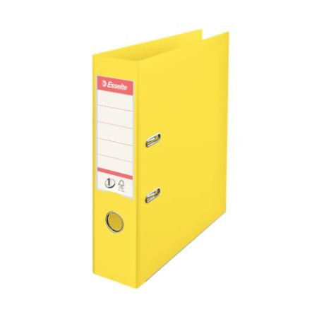 (624070) ESSELTE ARCHIVADOR PALANCA VIVIDA A4 LOMO 75MM PP AMARILLO