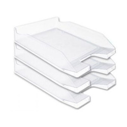 (623603) ESSELTE BANDEJA PORTADOCUMENTO EUROPOST TRANSPARENTE FORMATO VERTICAL CRISTAL