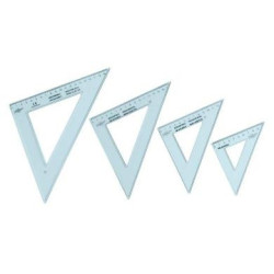 (21230) FAIBO ESCUADRA ESCOLAR 30 CM IRROMPIBLE