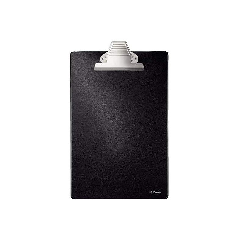 (604037) ESSELTTE CARPETA A4 CON PINZA Y BASE PLASTICO FORRADO NEGRO
