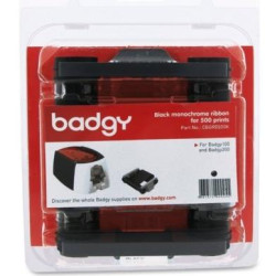 (15CBGR0500K) EVOLIS BADGY 200 CINTA MONOCROMO NEGRA PARA 500 IMPRESIONES