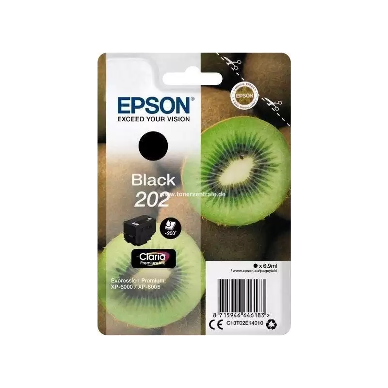 (C13T02E14010) EPSON SINGLEPACK NEGRO 202 CLARIA PREMIUM INK