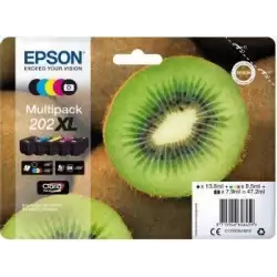 (C13T02G74010) EPSON MULTIPACK 5-COLOURS 202XL CLARIA PREMIUM INK KIWI