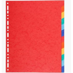 (2112E) EXACOMPTA SEPARADORES 12 POSICIONES A4 MAXI CARTULINA 220GR