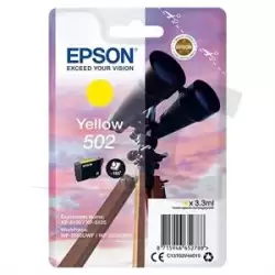 (C13T02V44010) EPSON SINGLEPACK YELLOW 502 INK (XP-5100