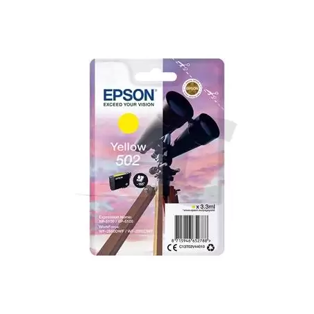 (C13T02V44010) EPSON SINGLEPACK YELLOW 502 INK (XP-5100