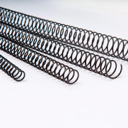 (5110601) FELLOWES ESPIRAL METÁLICA PASO 5:1 16MM A4 NEGRO PACK 100 UD