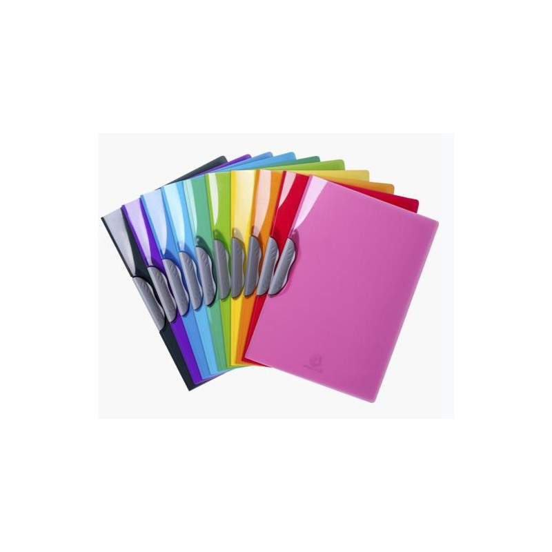 (45670E) EXACOMPTA DOSSIER CON CLIP DESIGN IDERAMA POLIPROPILENO A4 COLORES SURTIDOS