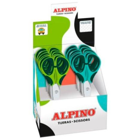(PT0061) ALPINO TIJERAS ESCOLARES COLORFULL C/SURTIDOS