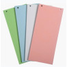 (13495B) EXACOMPTA SEPARADORES CARTULINA RECICLADA 105X240MM PAQUETE 100 FICHAS COLORES SURTIDOS