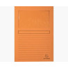 (50104E) EXACOMPTA SUBCARPETA A4 FOREVER CON VENTANA NARANJA 120GR -100U-