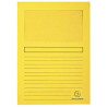 (50109E) EXACOMPTA SUBCARPETA A4 FOREVER CON VENTANA AMARILLO -100U-