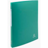 (51183E) EXACOMPTA CARPETA 4 ANILLAS 15MM POLIPROPILENO OPACO CON ETIQUETA EN EL LOMO A4 VERDE