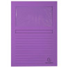 (50101E) EXACOMPTA SUBCARPETA A4 FOREVER CON VENTANA VIOLETA 120GR -100U-
