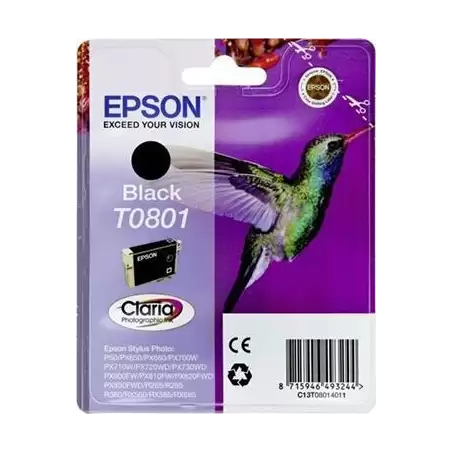 (C13T08014011) EPSON STYLUS PHOTO R-265/360/RX-560/585/685 CARTUCHO NEGRO