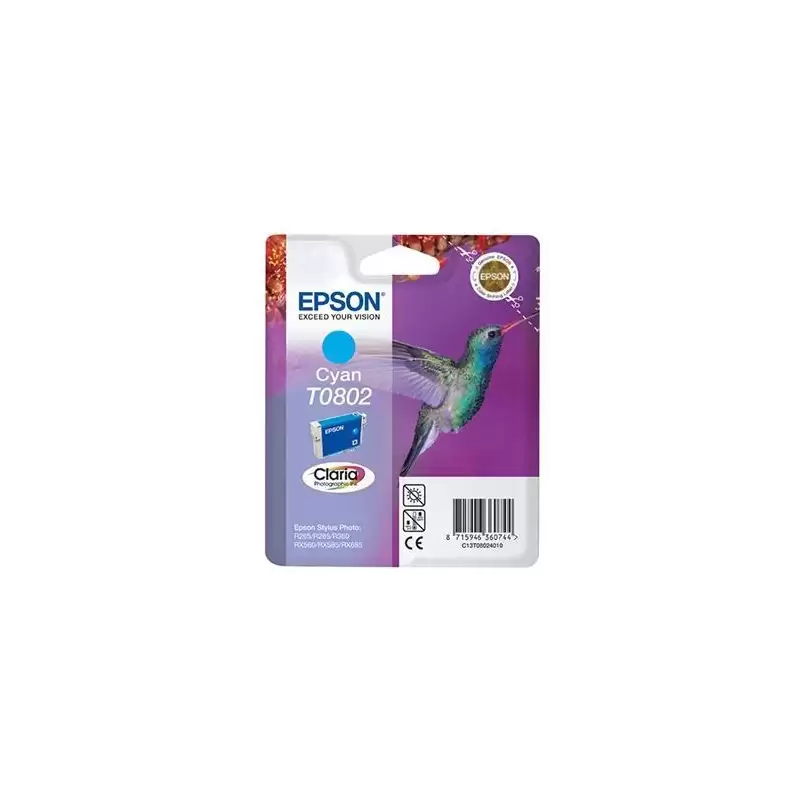 (C13T08024011) EPSON STYLUS PHOTO R-265/360/RX-560/585/685 CARTUCHO CIAN
