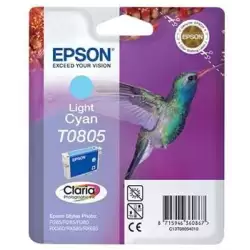 (C13T08054011) EPSON STYLUS PHOTO R-265/360/RX-560/585/685 CARTUCHO CIAN CLARO
