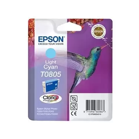 (C13T08054011) EPSON STYLUS PHOTO R-265/360/RX-560/585/685 CARTUCHO CIAN CLARO
