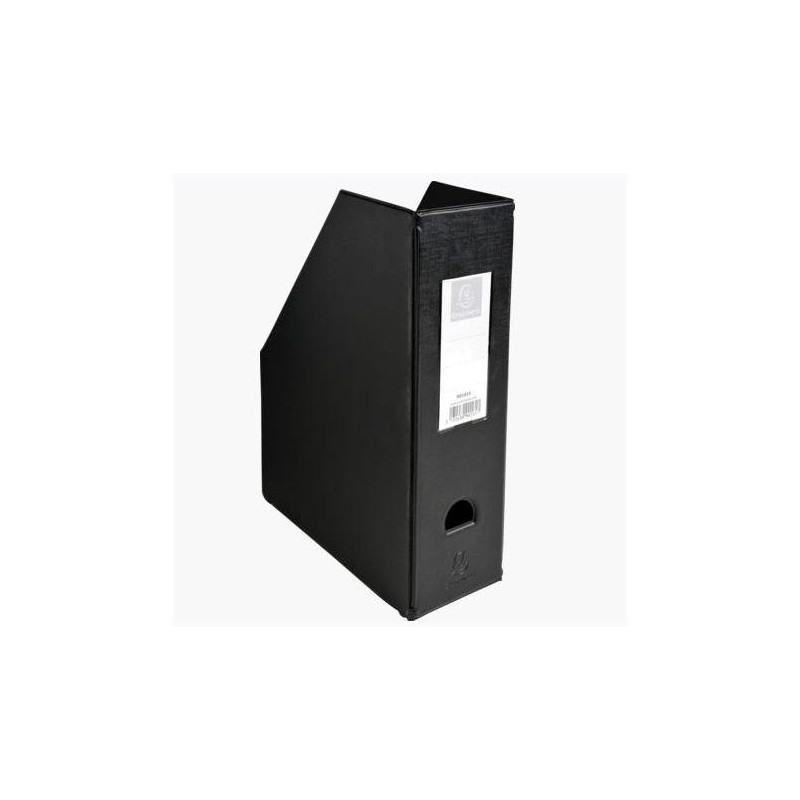 (90161E) EXACOMPTA REVISTERO LOMO 100MM A4 CARTON FORRADO DE PLASTICO PP NEGRO