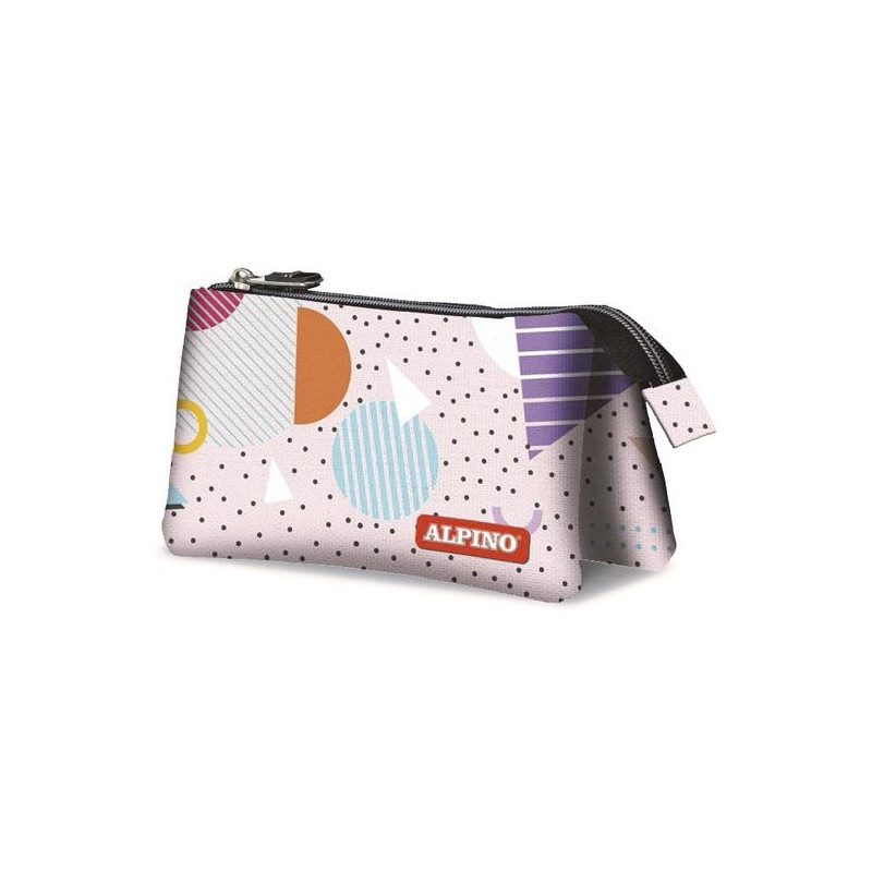 (UA000162) ALPINO ESTUCHE GEOMETRIC 3 COMPARTIMENTOS 22X11X3