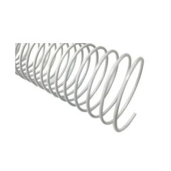 (ESP935306) GBC ESPIRAL METÁLICA PASO 5:1 6MM A4 BLANCO C/100