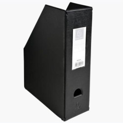 (90161E) EXACOMPTA REVISTERO LOMO 100MM A4 CARTON FORRADO DE PLASTICO PP NEGRO