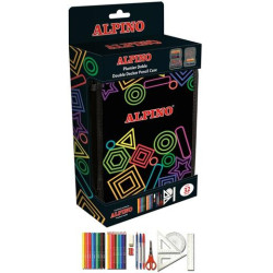 (UA000166) ALPINO PLUMIER DOBLE BLACK EN BLÍSTER MATERIAL INCLUÍDO