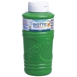 (F472911) GIOTTO PINTURA DE DEDOS DE 750 ML COLOR VERDE