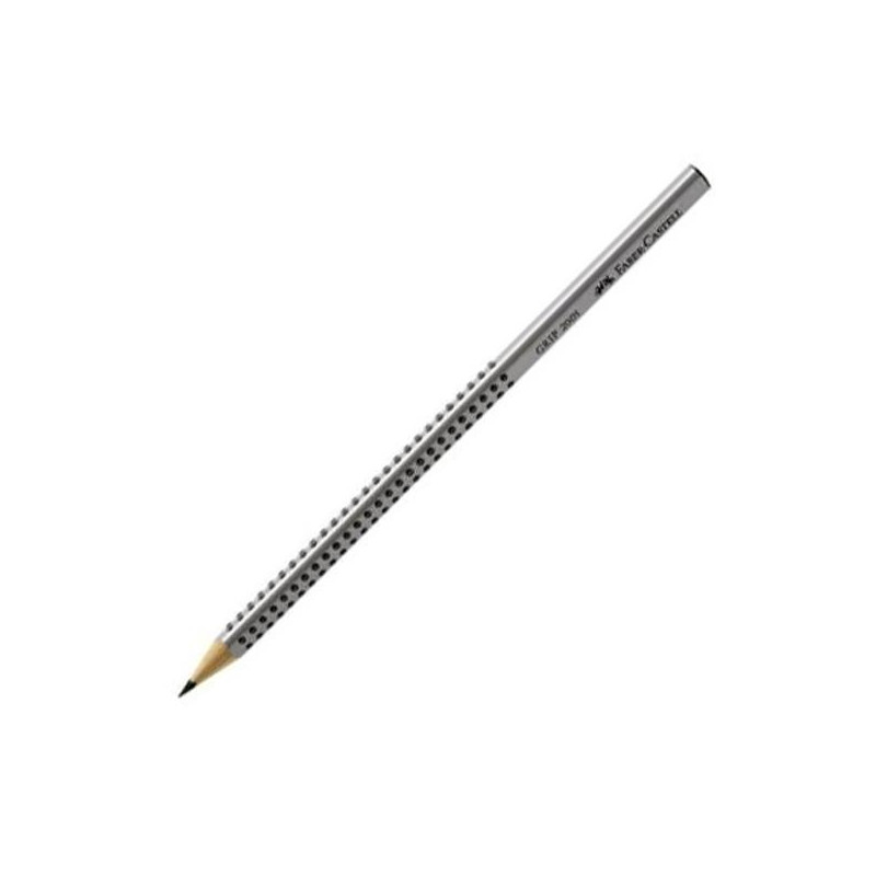 (117000) FABER CASTELL LÁPIZ GRIP ECOLÓGICO GRAFITO MODELO 2001 HB GRIS