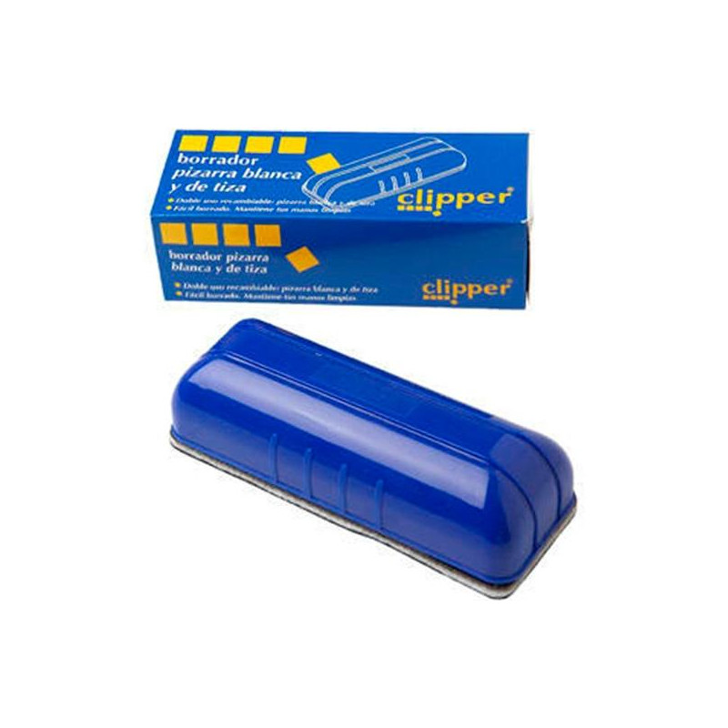 (PP0198) ALPINO BORRADOR PIZARRA BLANCA Y NEGRA CLIPPER