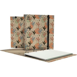(88103503) GRAFOPLÁS CARPEBOOK 4D35 A4 FORRADO UNINATURE CACTUS