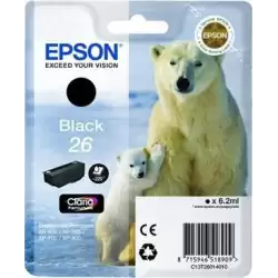 (C13T26014012) EPSON TINTA NEGRO CLARIA PREMIUM XP 510 520 600 605 610 615 620 625 700 710 720 800 810 820 - 26
