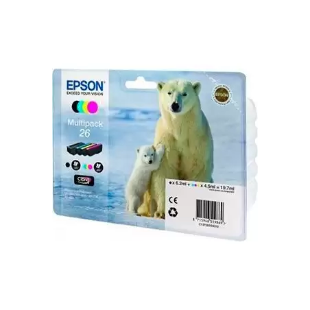 (C13T26164010) EPSON MULTIPACK BK/C/M/Y CLARIA PREMIUM XP 510 520 600 605 610 615 620 625 700 710 720 800 810 820 - 26