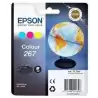 (C13T26704010) EPSON SINGLEPACK COLOUR WF-100W 267 INK CARTRIDGE