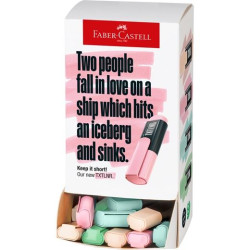 (154201) FABER CASTELL MARCADOR TEXTLINER SURTIDO PASTEL EXPOSITOR CARTÓN 60 UD