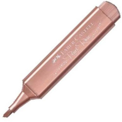 (154626) FABER CASTELL MARCADOR TEXTLINER 46 METÁLICO ORO ROSA