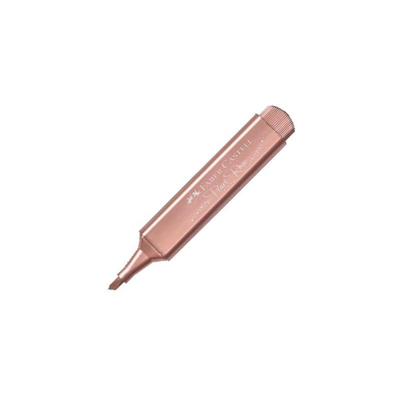 (154626) FABER CASTELL MARCADOR TEXTLINER 46 METÁLICO ORO ROSA