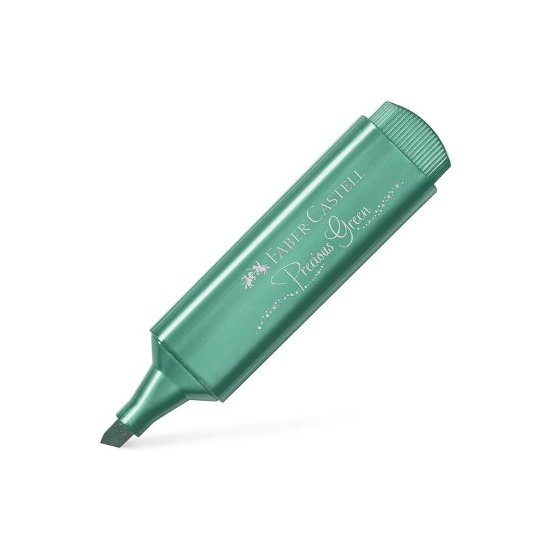 (154639) FABER CASTELL MARCADOR TEXTLINER 46 METÁLICO VERDE