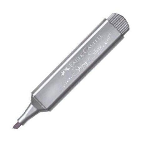 (154661) FABER CASTELL MARCADOR TEXTLINER 46 METÁLICO PLATA