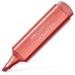 (154673) FABER CASTELL MARCADOR TEXTLINER 46 METÁLICO ROJO