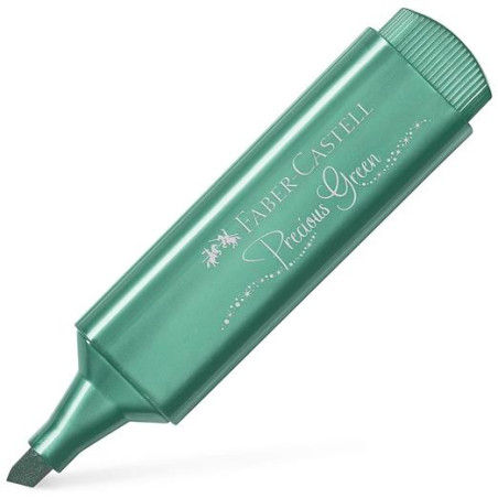 (154639) FABER CASTELL MARCADOR TEXTLINER 46 METÁLICO VERDE