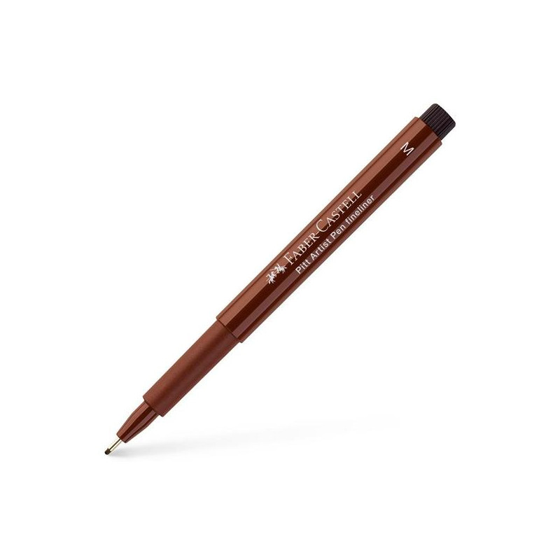 (167375) FABER CASTELL ROTULADOR PERMANENTE PITT ARTIST PEN FINELINER M 0.7MM SEPIA OSCURO