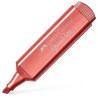 (154673) FABER CASTELL MARCADOR TEXTLINER 46 METÁLICO ROJO