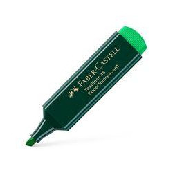 (154863) FABER CASTELL MARCADOR FLUORESCENTE TEXTLINER 48 VERDE
