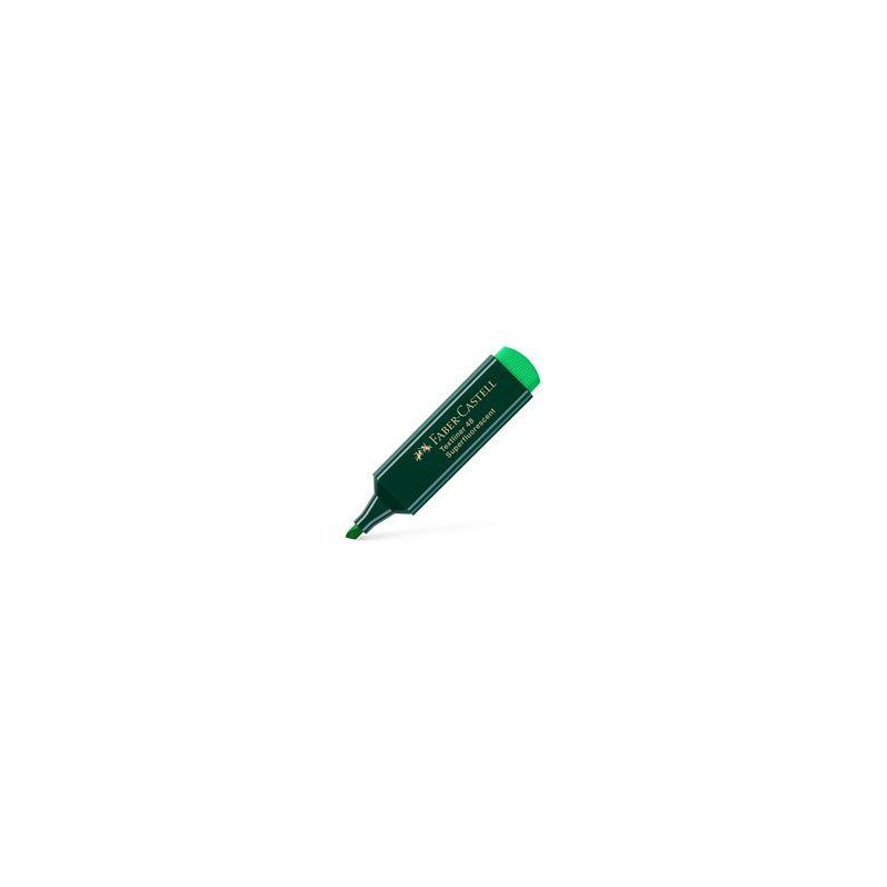 (154863) FABER CASTELL MARCADOR FLUORESCENTE TEXTLINER 48 VERDE